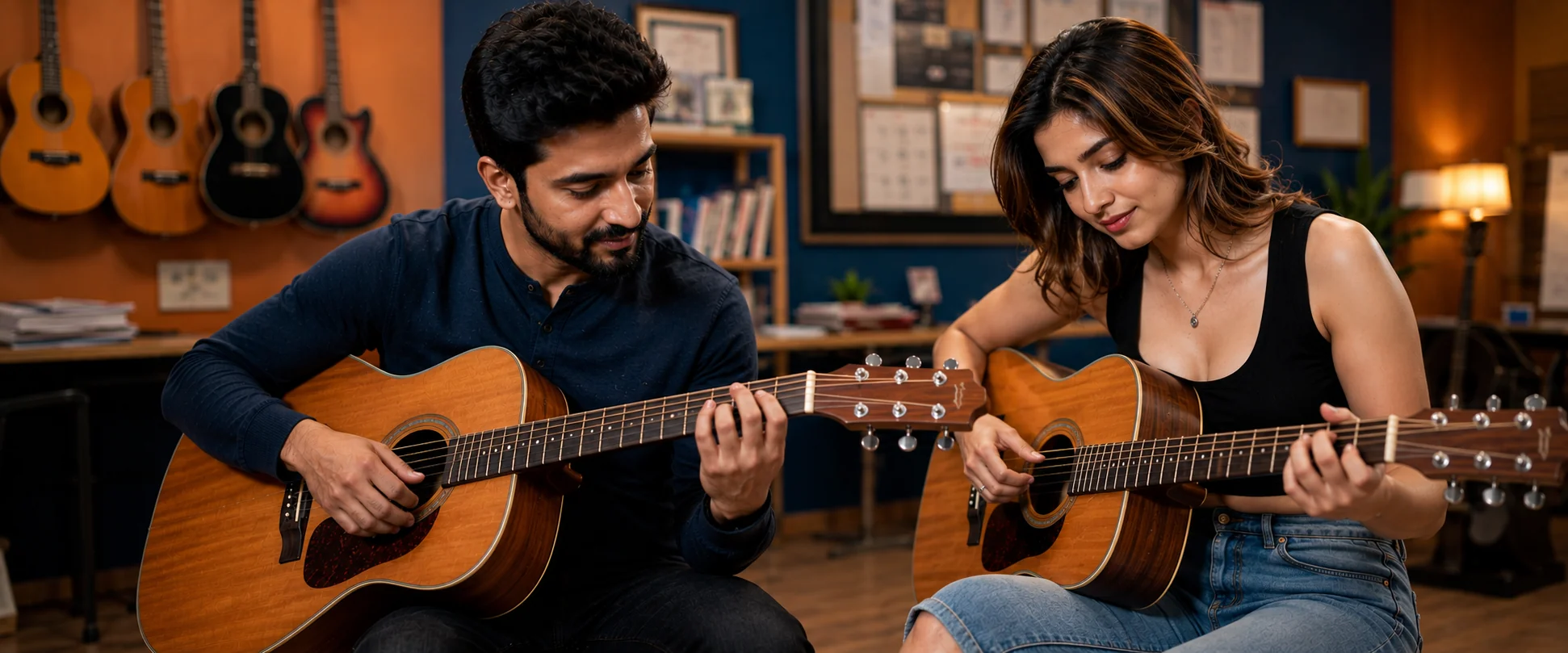 Professional Guitar Classes Across Delhi NCR